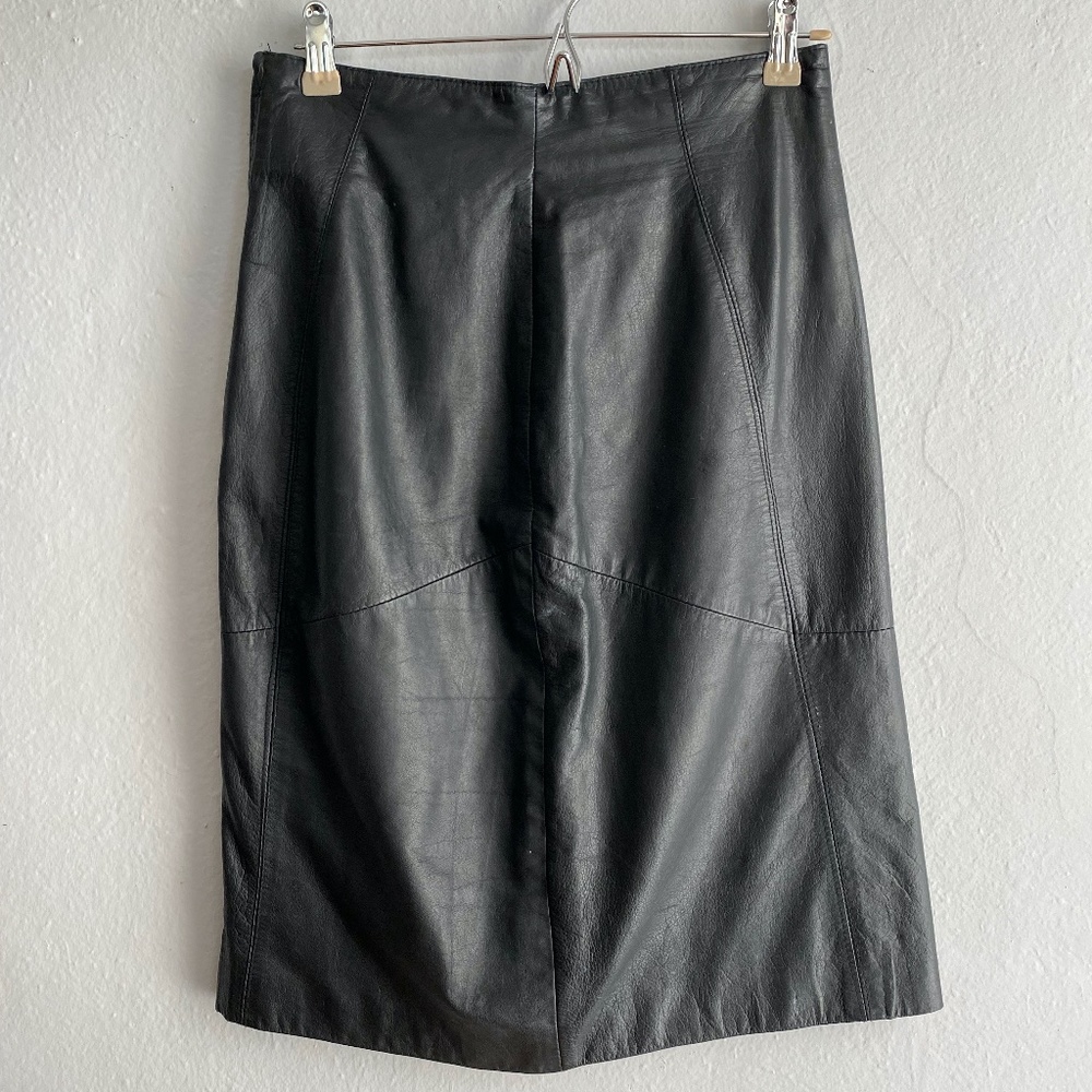 Sexy Black Vintage Pencil Skirt with modeling pics